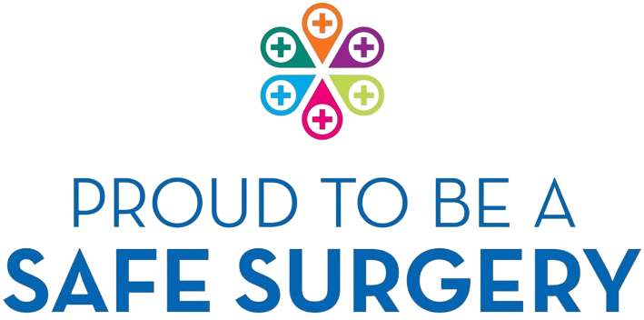 Proud to be a safe surgery logo